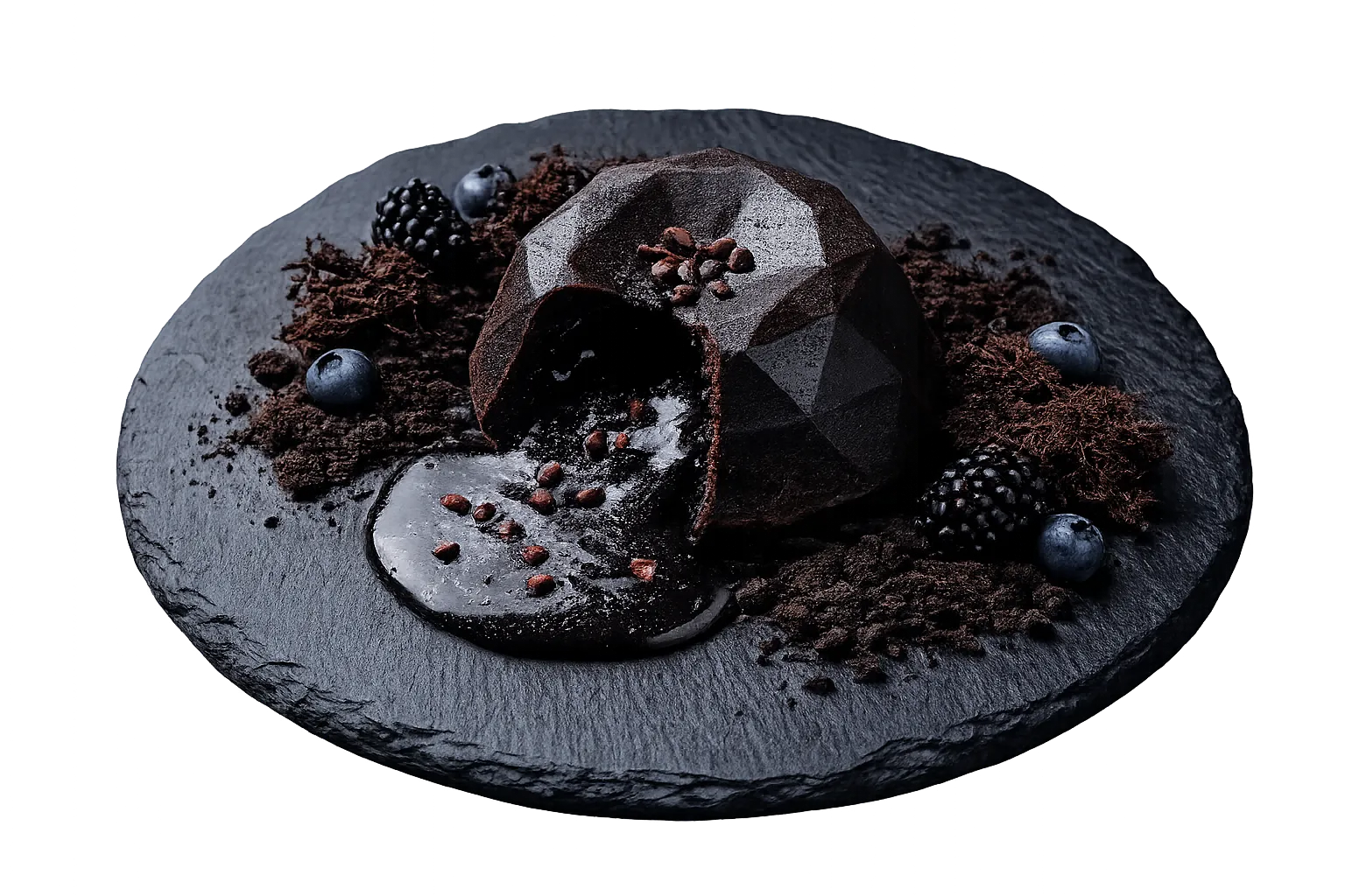 Obsidian Lava Dessert